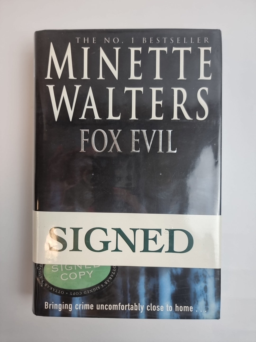 Fox Evil by Minette Walters (Hardcover, 2002) 1st Edition Signed Free Delivery