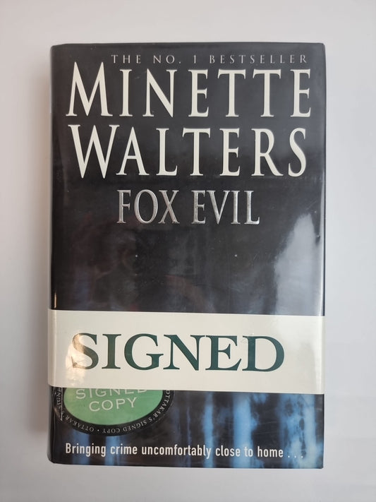 Fox Evil by Minette Walters (Hardcover, 2002) 1st Edition Signed Free Delivery