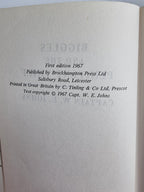 Biggles and the Penitent Thief, Captain W.E. Johns — First Edition, AS NEW