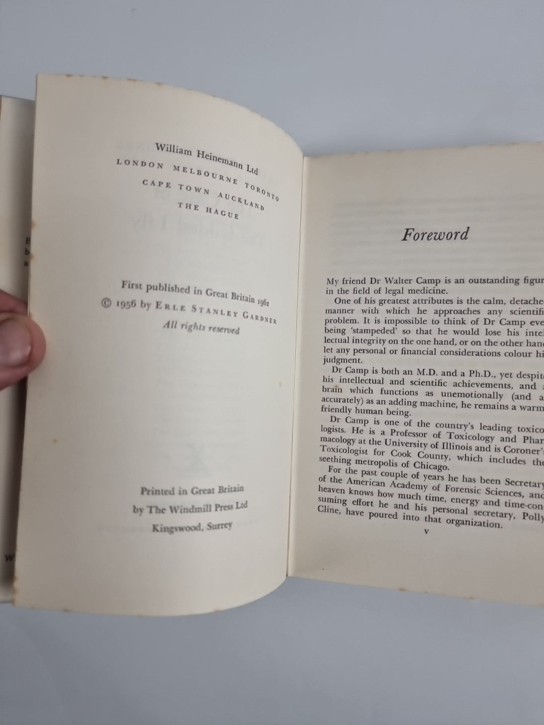 The Case of the Gilded Lily, Erle Stanley Gardner — 1st UK 1962