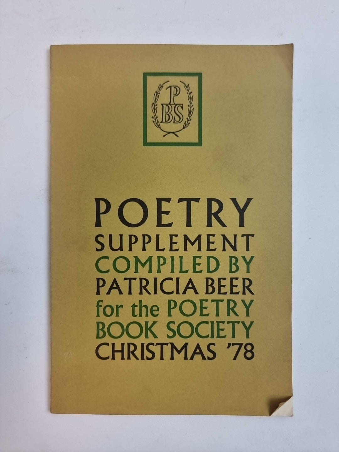 Poetry Supplement, Christmas 1978