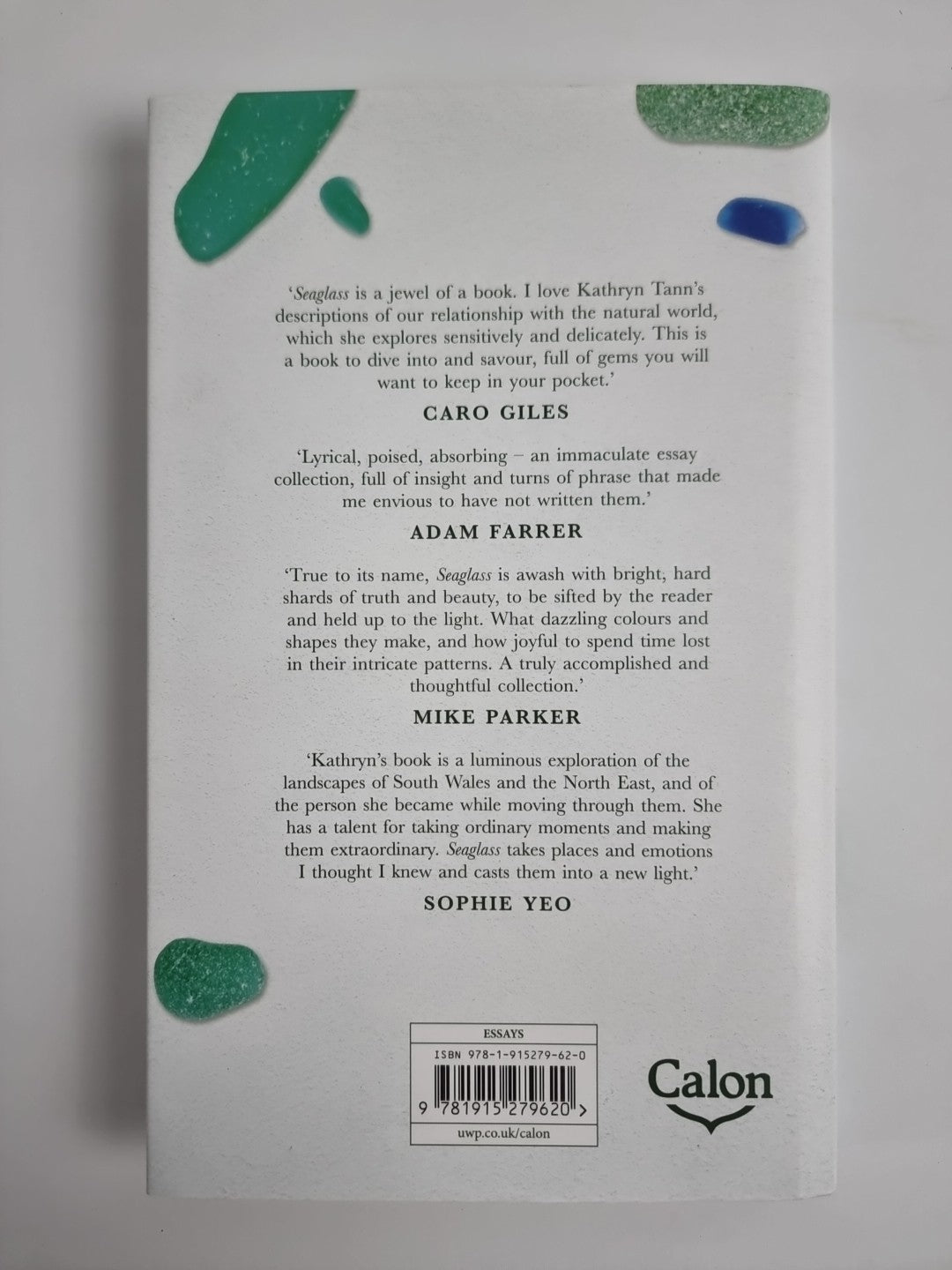 Seaglass: Essays Moments and Reflections by Kathryn Tann | Hardcover | 2024