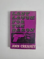 Last Laugh For The Baron, John Creasey — 1st USA Edition