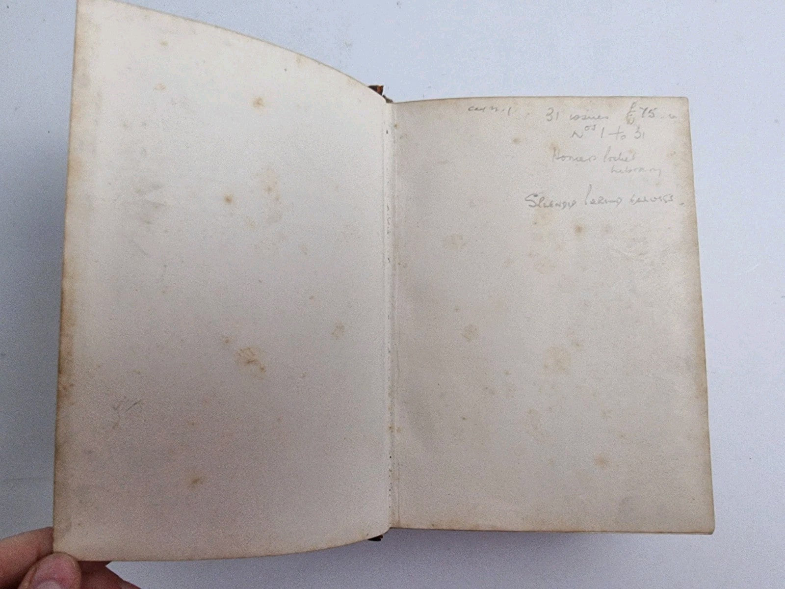 Horner's Stories, Horner's Pocket Library, Numbers 1 - 31