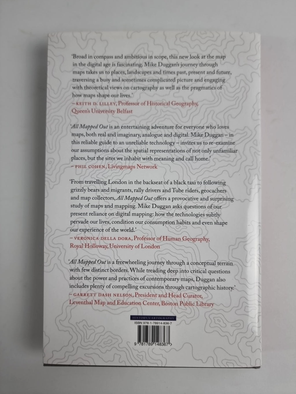 All Mapped Out - How Maps Shape Us - Mike Duggan Hardback Book
