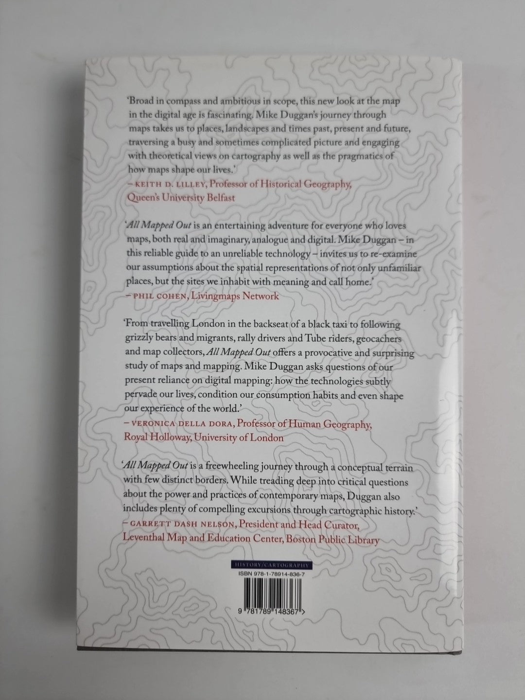 All Mapped Out - How Maps Shape Us - Mike Duggan Hardback Book
