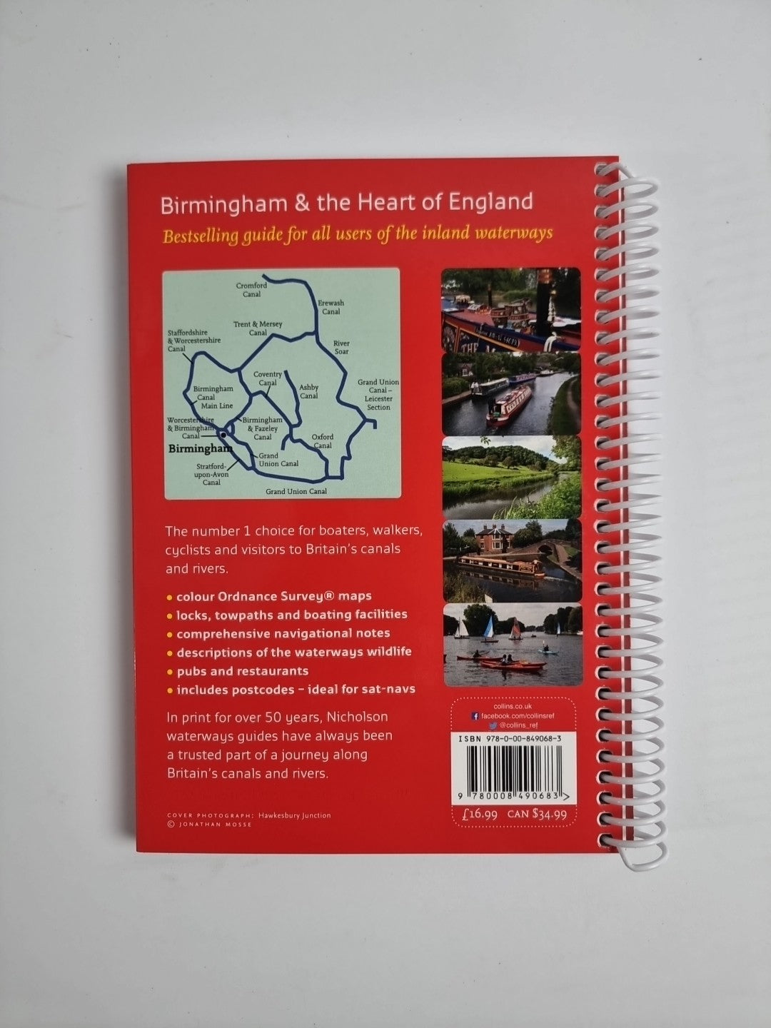 Birmingham and the Heart of England by Nicholson Waterways Guides 9780008490683