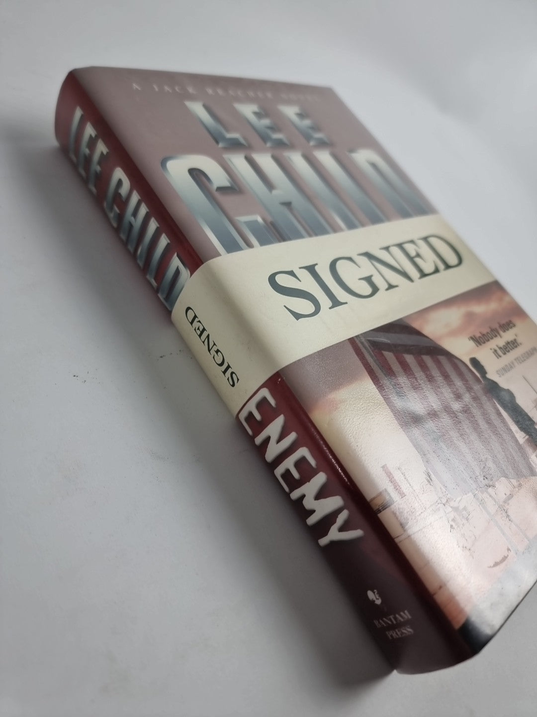The Enemy by Lee Child (Hardcover, 2004) 1st edition Signed New and unread