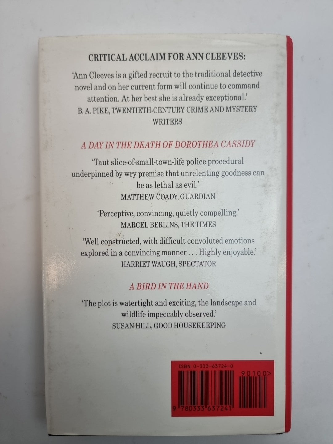 The Healers by Ann Cleeves (Hardcover, 1995) New 1st Edition