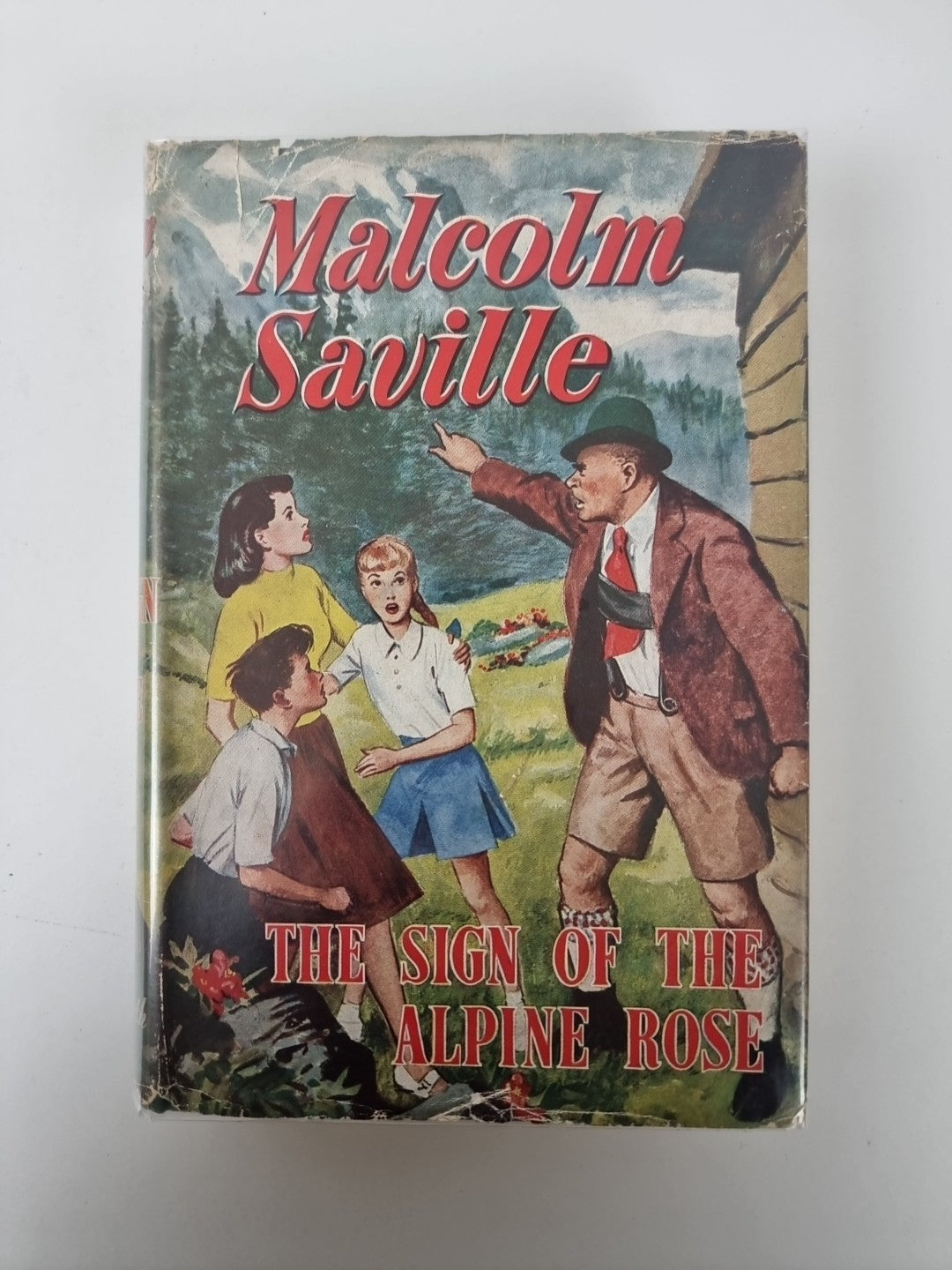 The Sign of the Alpine Rose, Malcolm Saville — 1st Edition, 1st Impression