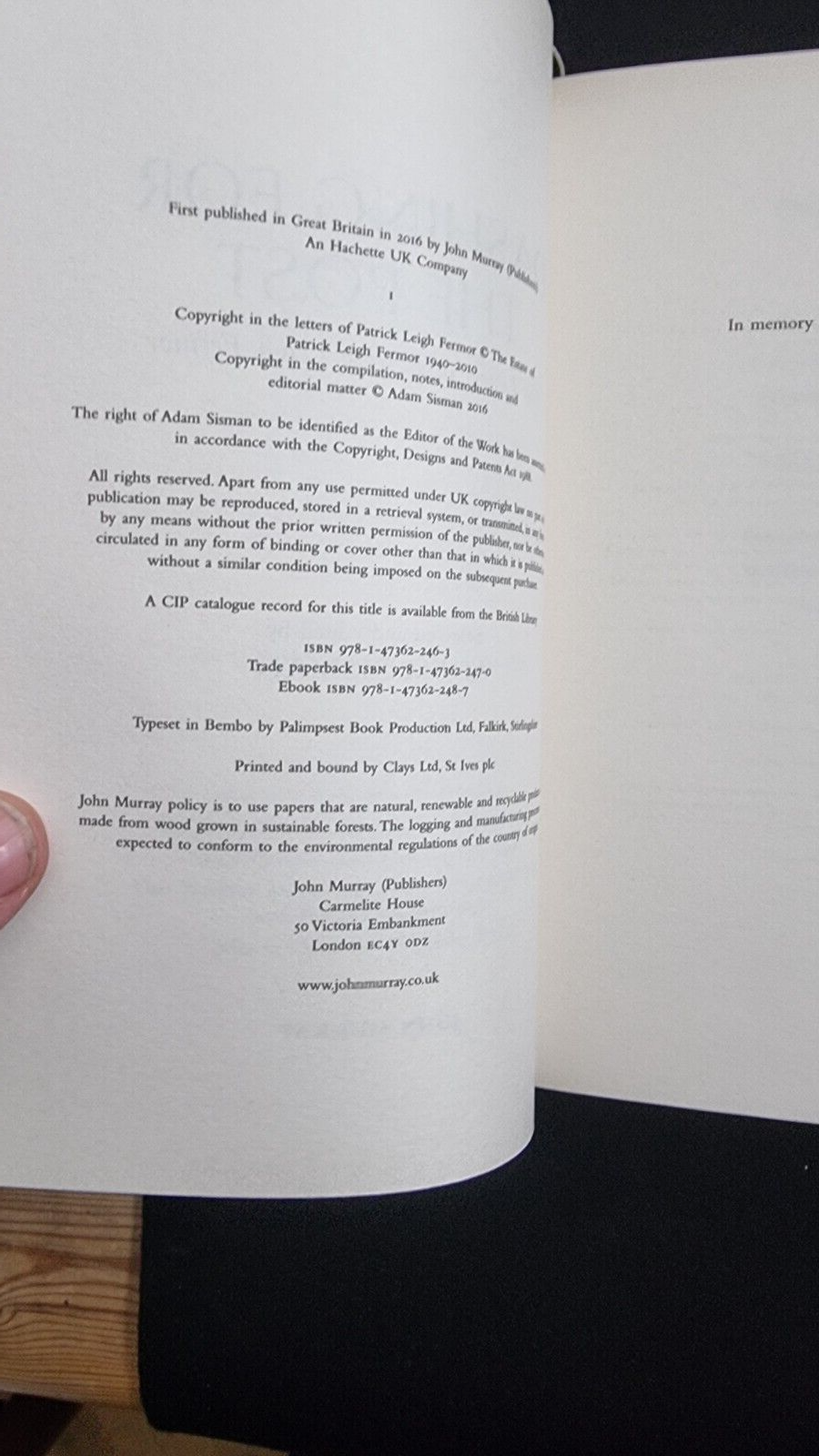 Dashing for the Post: The Letters of Patrick Leigh Fermor 1ST EDITION 