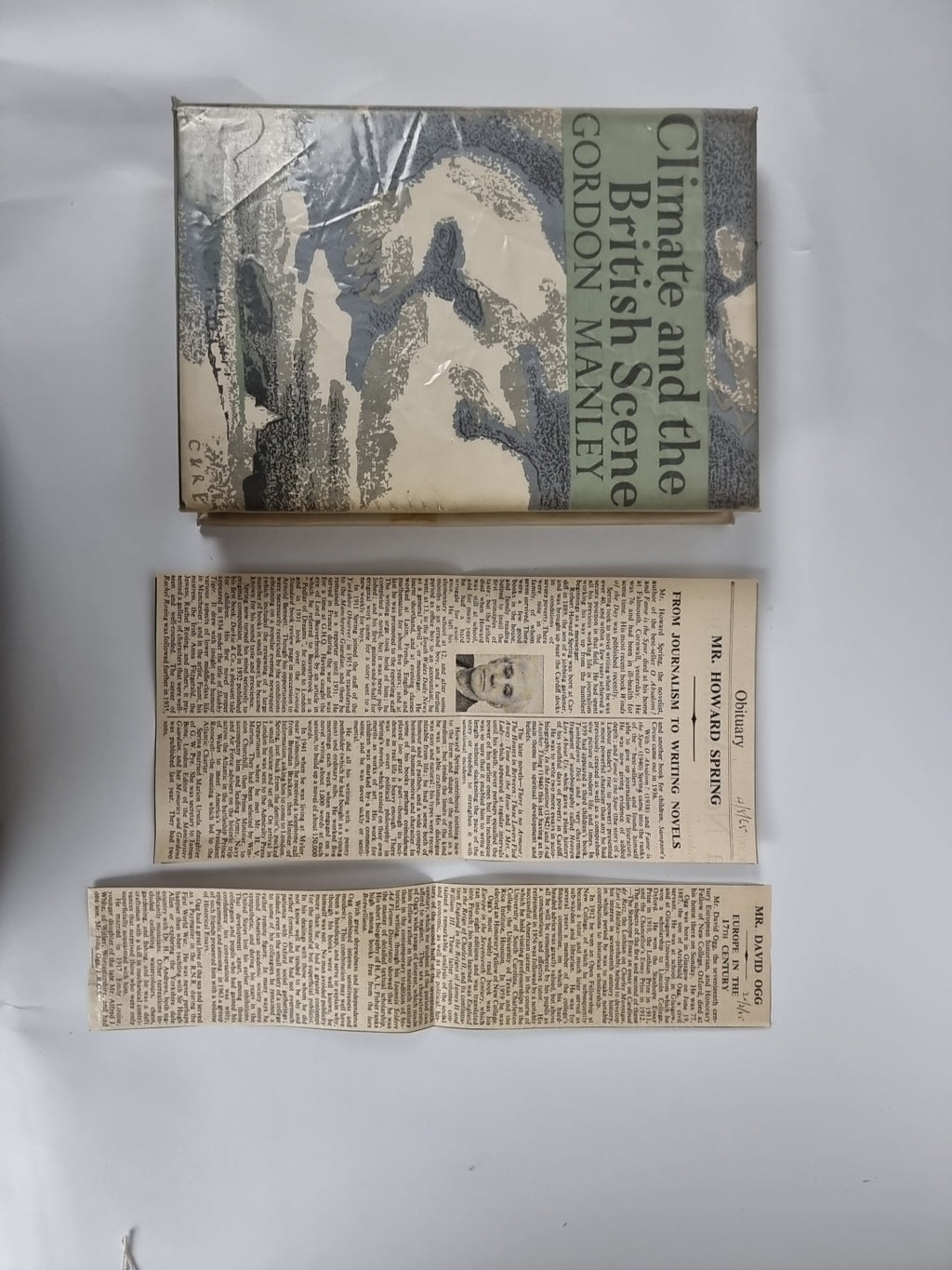 Climate and the British Scene, Gordon Manley - Second Impression (1953)