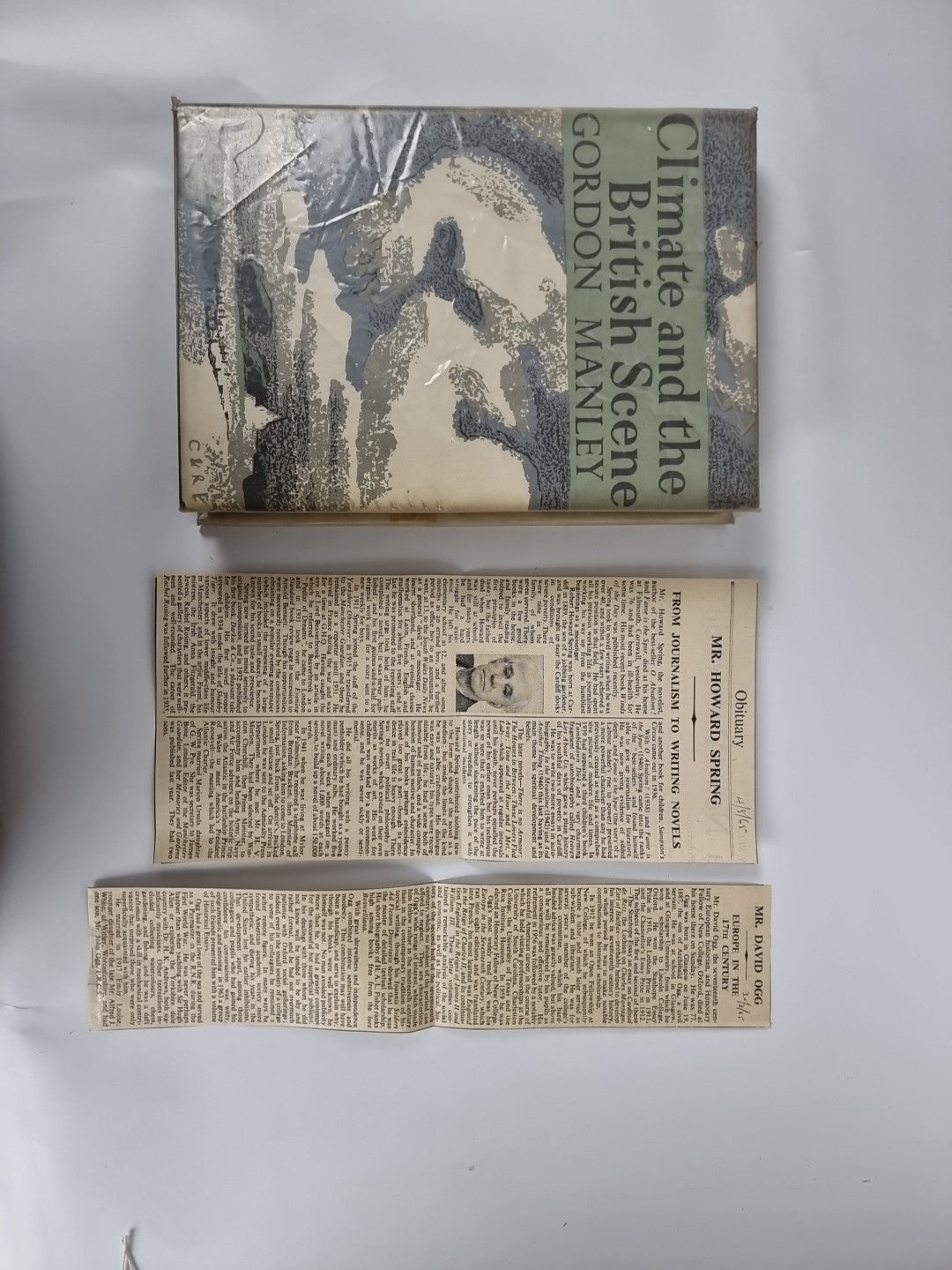 Climate and the British Scene, Gordon Manley - Second Impression (1953)