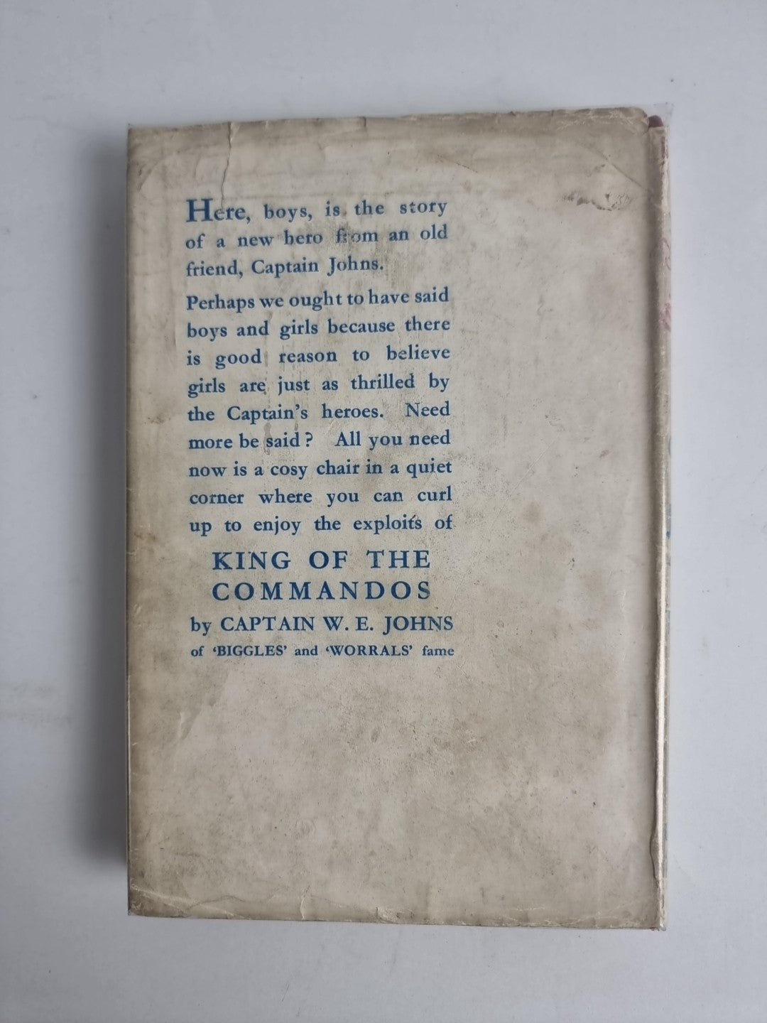 King Of The Commandos, Captain W. E. Johns — First Edition
