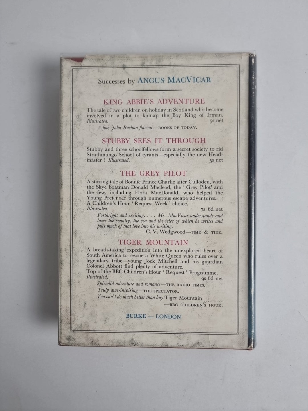 The Lost Planet, Angus Macvicar — First Edition, Third Impression