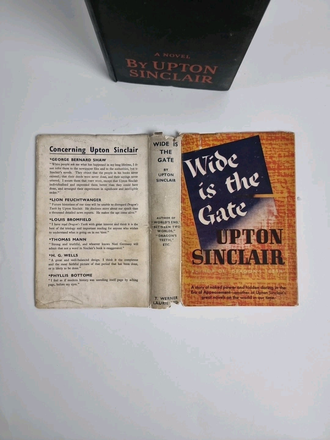 Wide Is The Gate by Upton Sinclair (Hardcover, 1943) First Edition & Print w/DJ