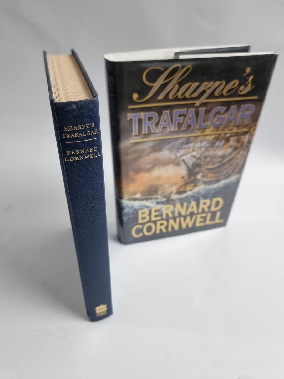 Sharpe's Trafalgar Signed Bernard Cornwell Hardback Book 1st Ed Historical NEW