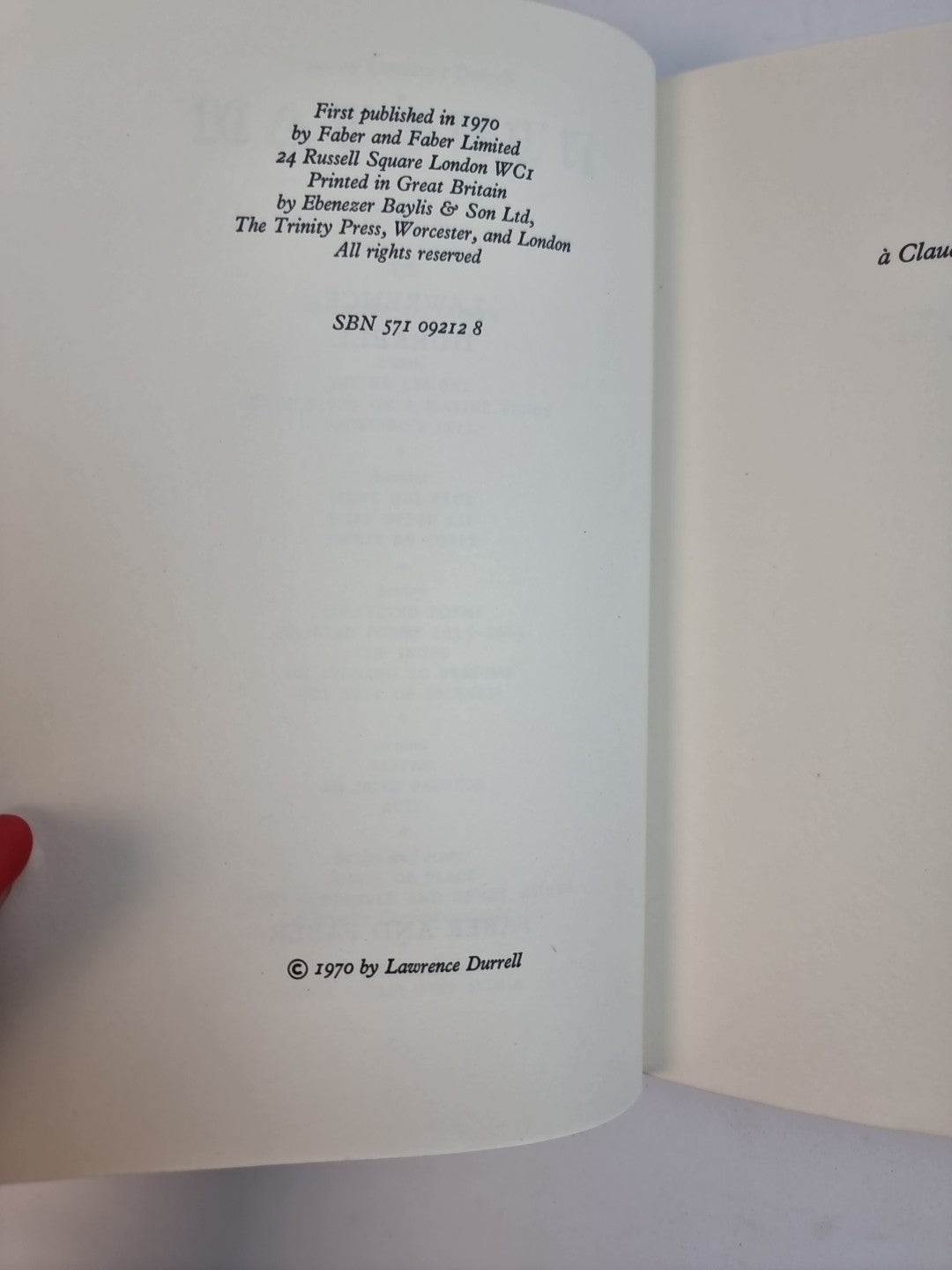 Nunquam, Lawrence Durrell — As New, First Edition