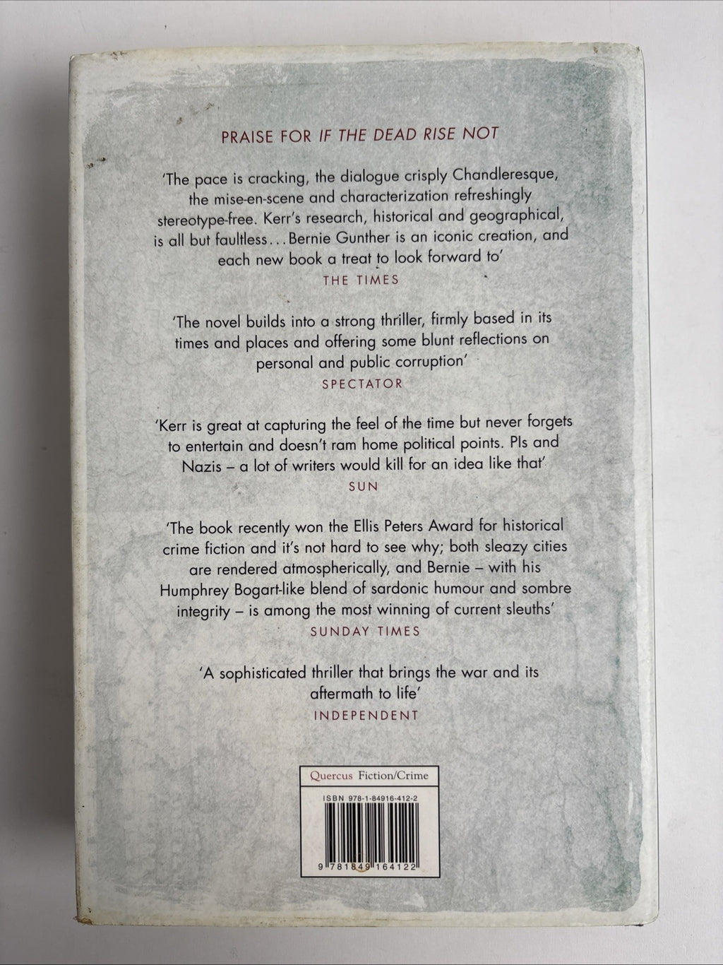 Field Grey by Philip Kerr  Hardback 1st Edition