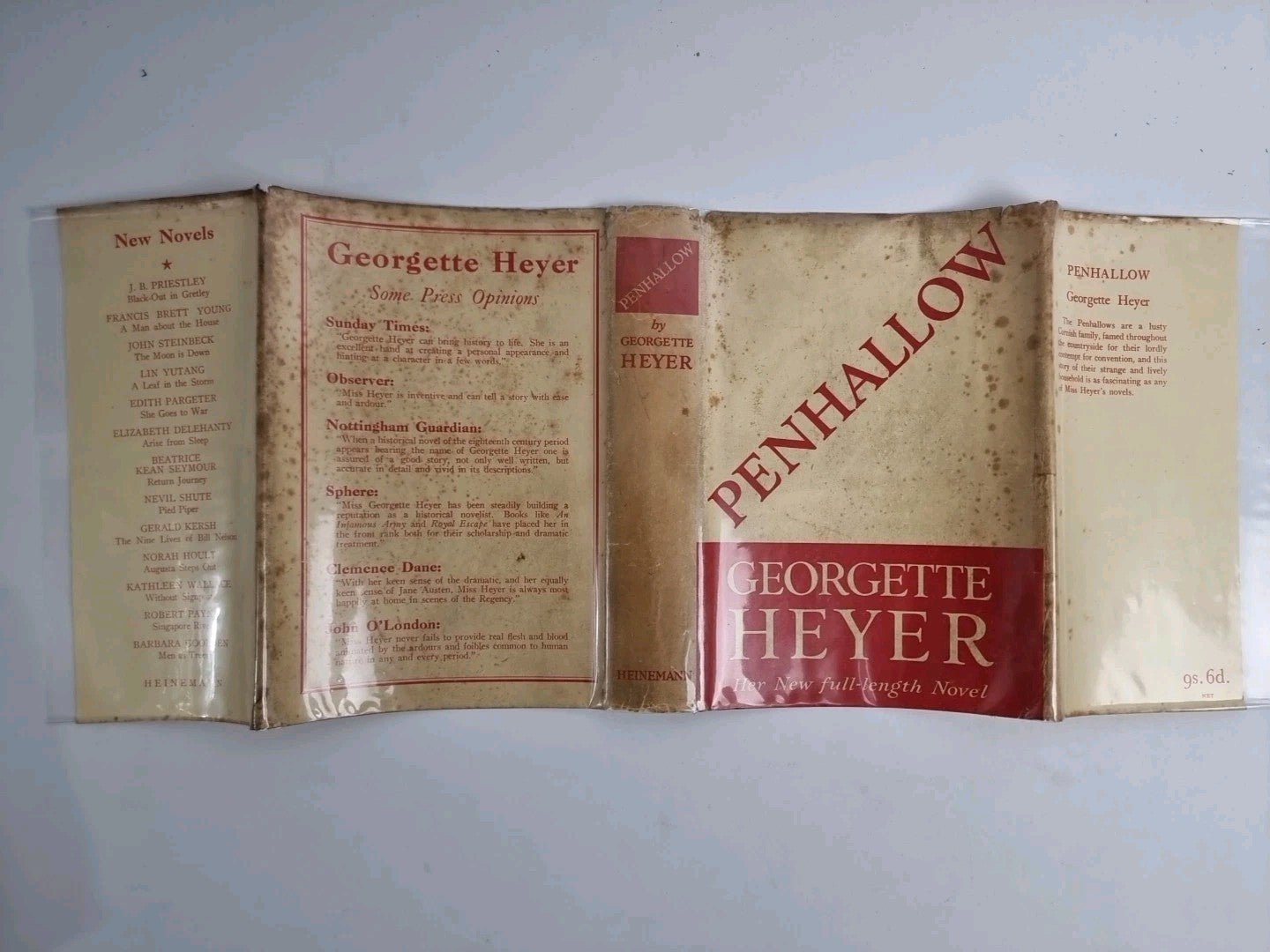 Penhallow By Georgette Heyer, 1942 1st Edition Very Rare