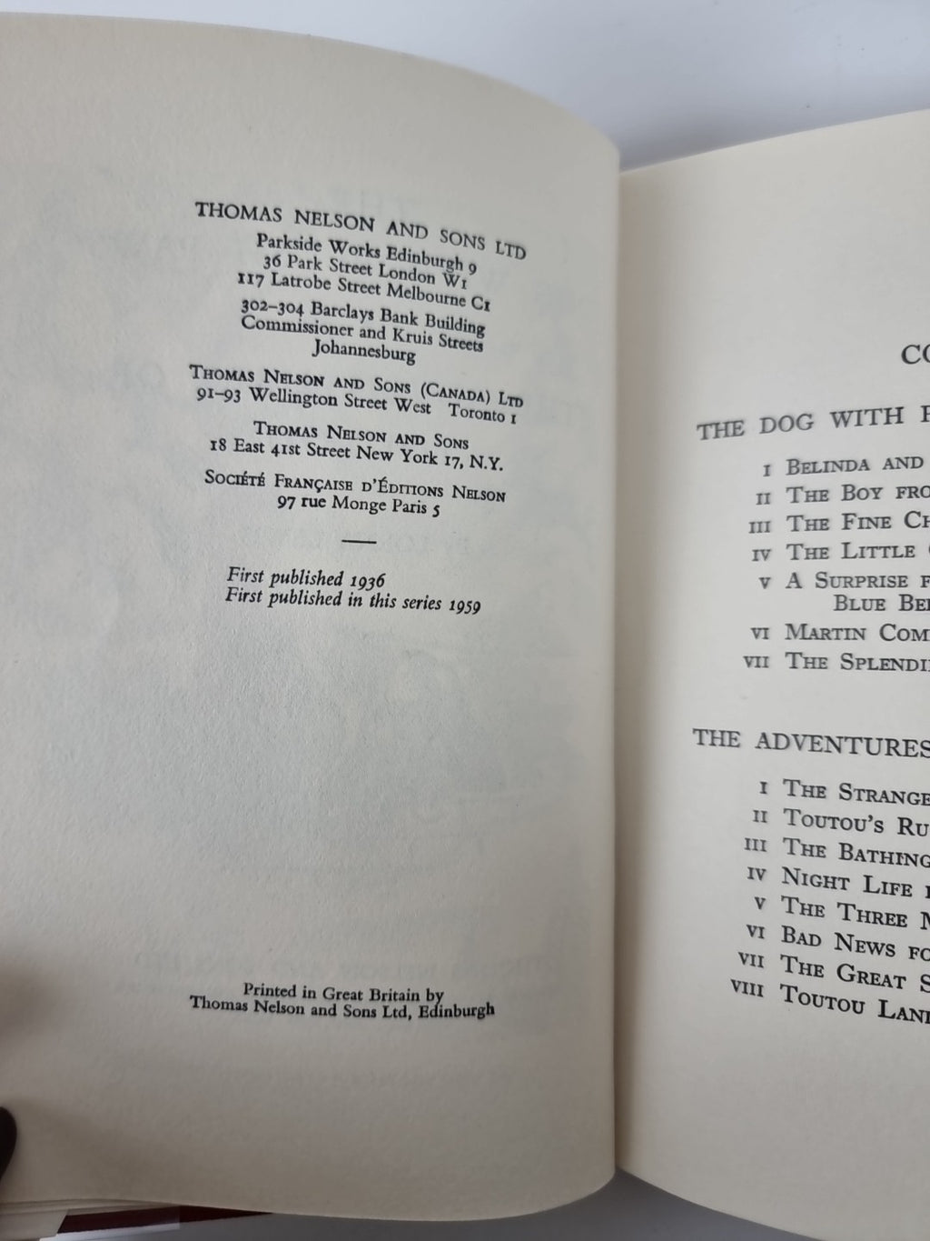 The Dog With Plus Paws And The Adventures of Toutou, Lorna Lewis — 1st Edition