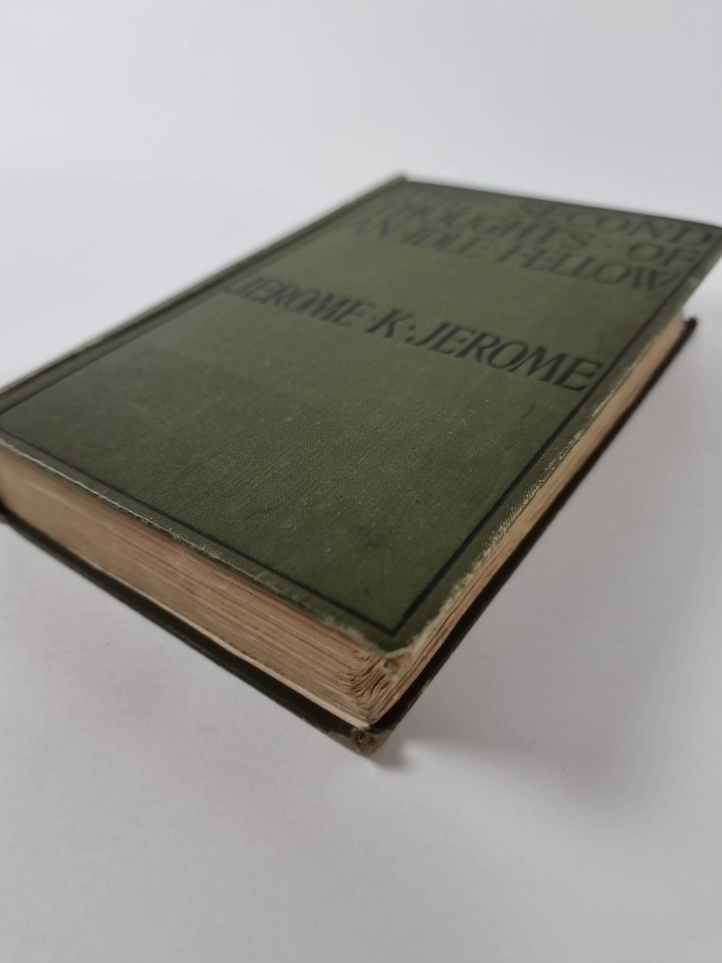 The Second Thoughts of an Idle Fellow, Jerome K. Jerome - First Edition