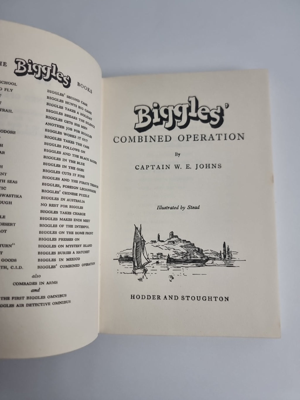 Biggles Combined Operation, Capt W E Johns— First Edition
