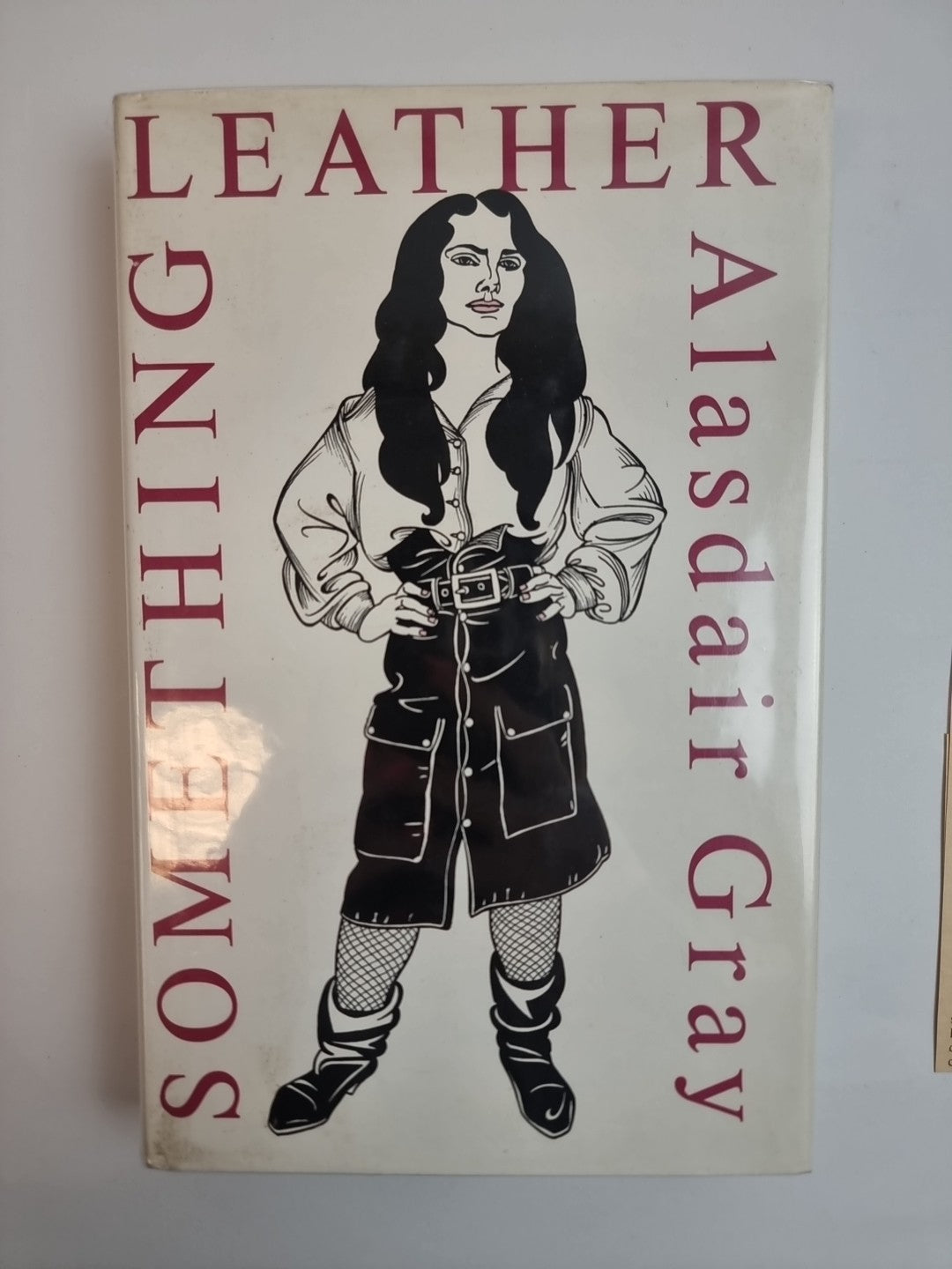 Something Leather Alasdair Grey 1990 Jonathan Cape HC 1st Edition New