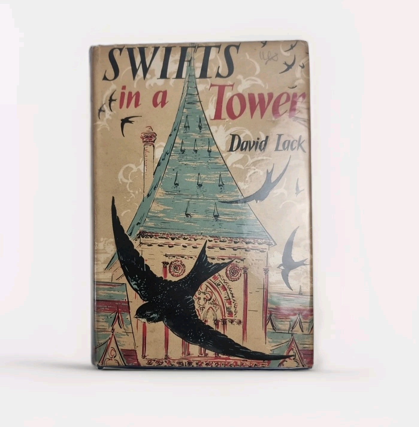 Swifts in a Tower - David Lack - 1956 1st Edition, Fine HB-DJ