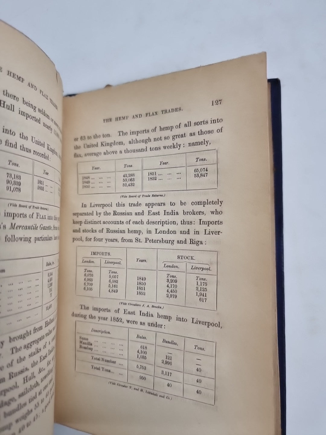 The commerce of Liverpool By Braithwaite Poole 1854 1st Edition 