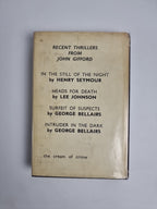 George Bellairs Intruder in the Dark 1966 1st UK Edition Hardback 