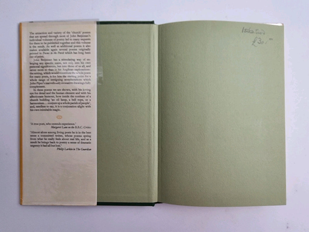 Church Poems, John Betjeman, Illustrated by John Piper — First Edition