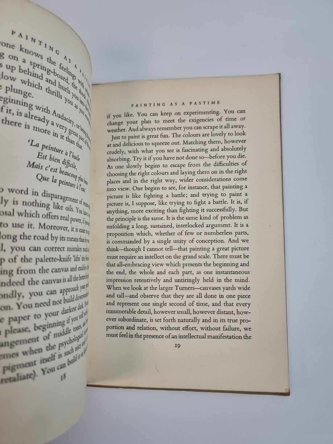 Painting As A Pastime by Winston Churchill - 1st Edition/ 1st Printing.