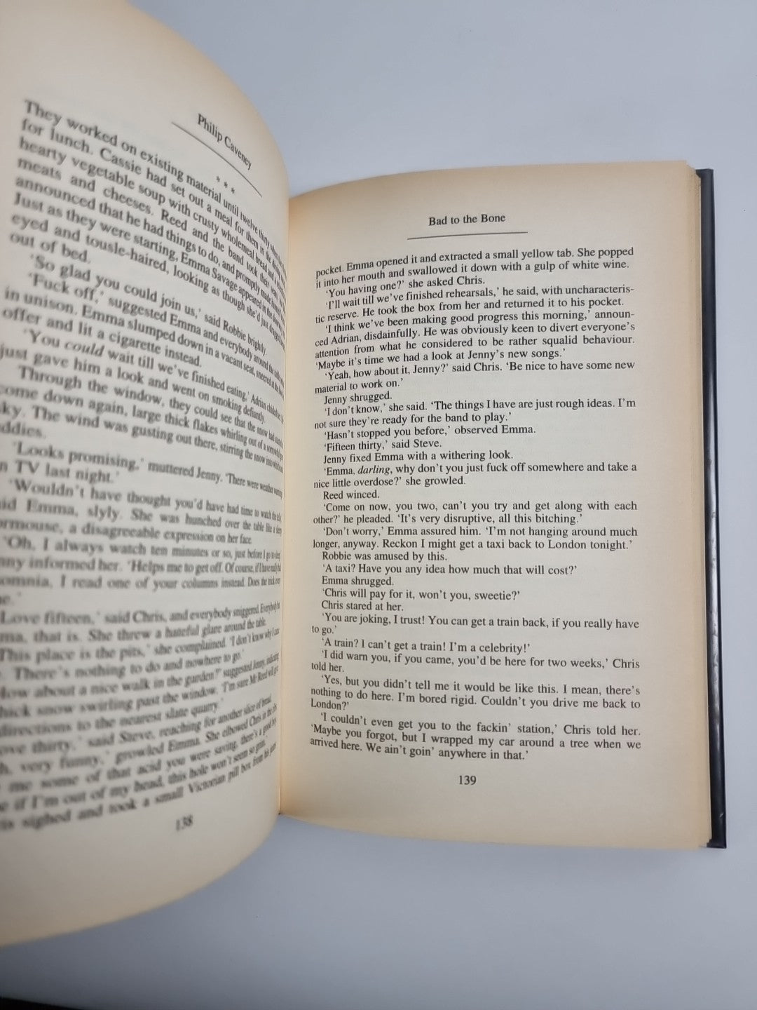 Bad to the Bone by Philip Caveney (Hardcover, 1996) 1st Edition Rare!