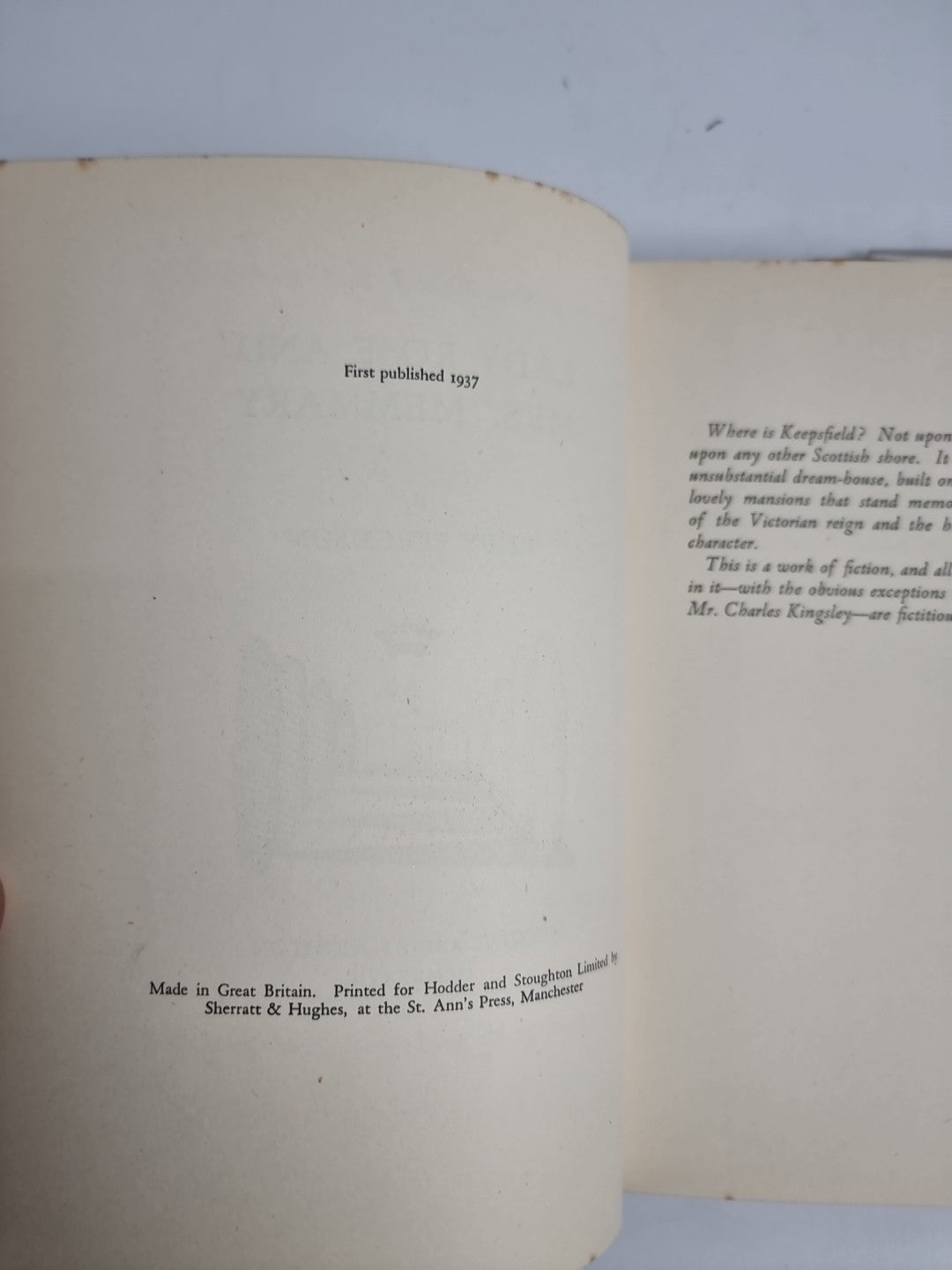 Lady Rose And Mrs Memmary by Ruby Ferguson (Signed by Author) 1937 1st Edition 