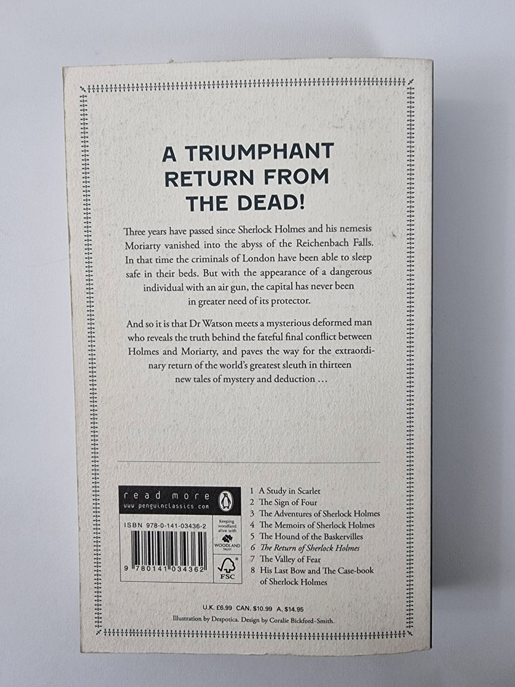 The Return of Sherlock Holmes (Penguin Classics) By Arthur Conan Doyle