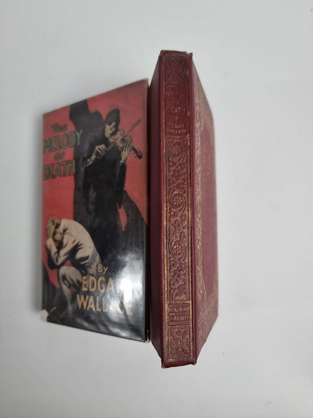 Edgar Wallace - The Melody of Death - Readers Library 1928 - UK Cover Scarce