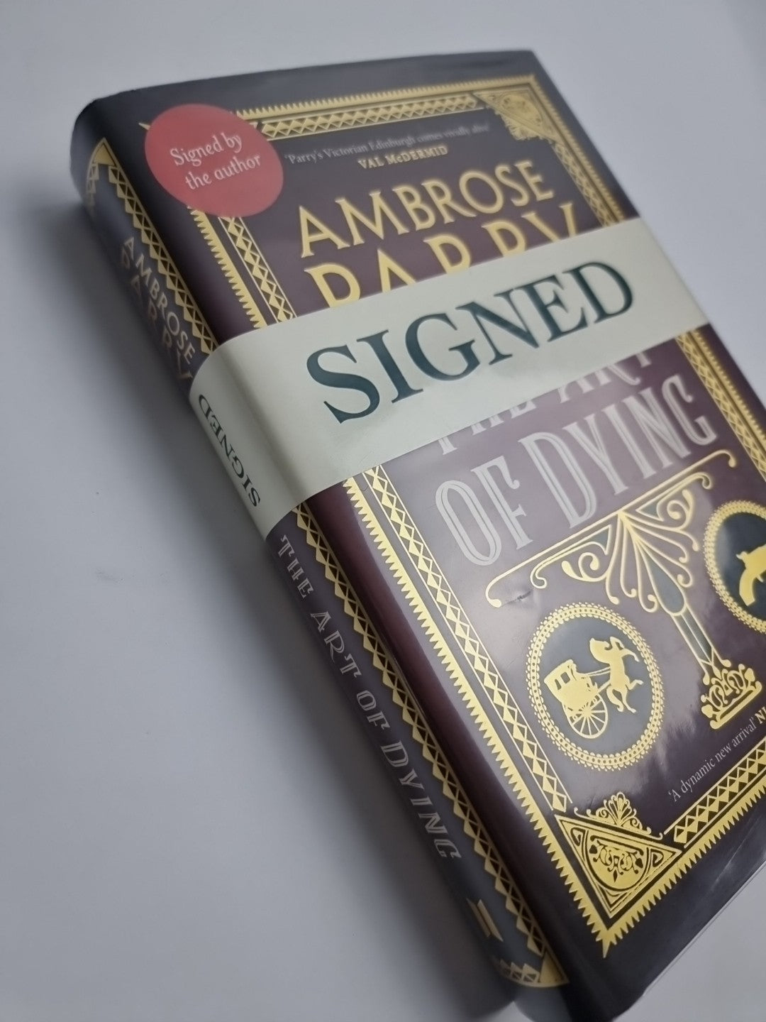 The Art of Dying:A Raven & Fisher Mystery- Parry, Ambrose 1st Edition Signed New