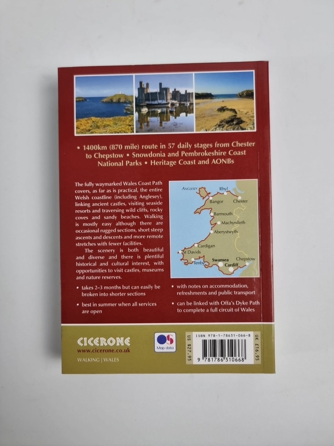Walking the Wales Coast Path: Llwybr Arfordir Cymru by Paddy Dillon