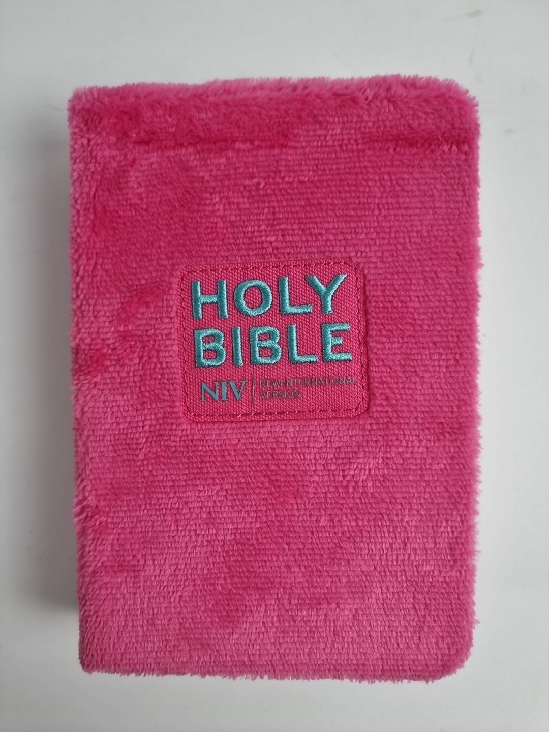 NIV Pocket Fluffy Pink Bible by New International Version (Hardcover, 2020)