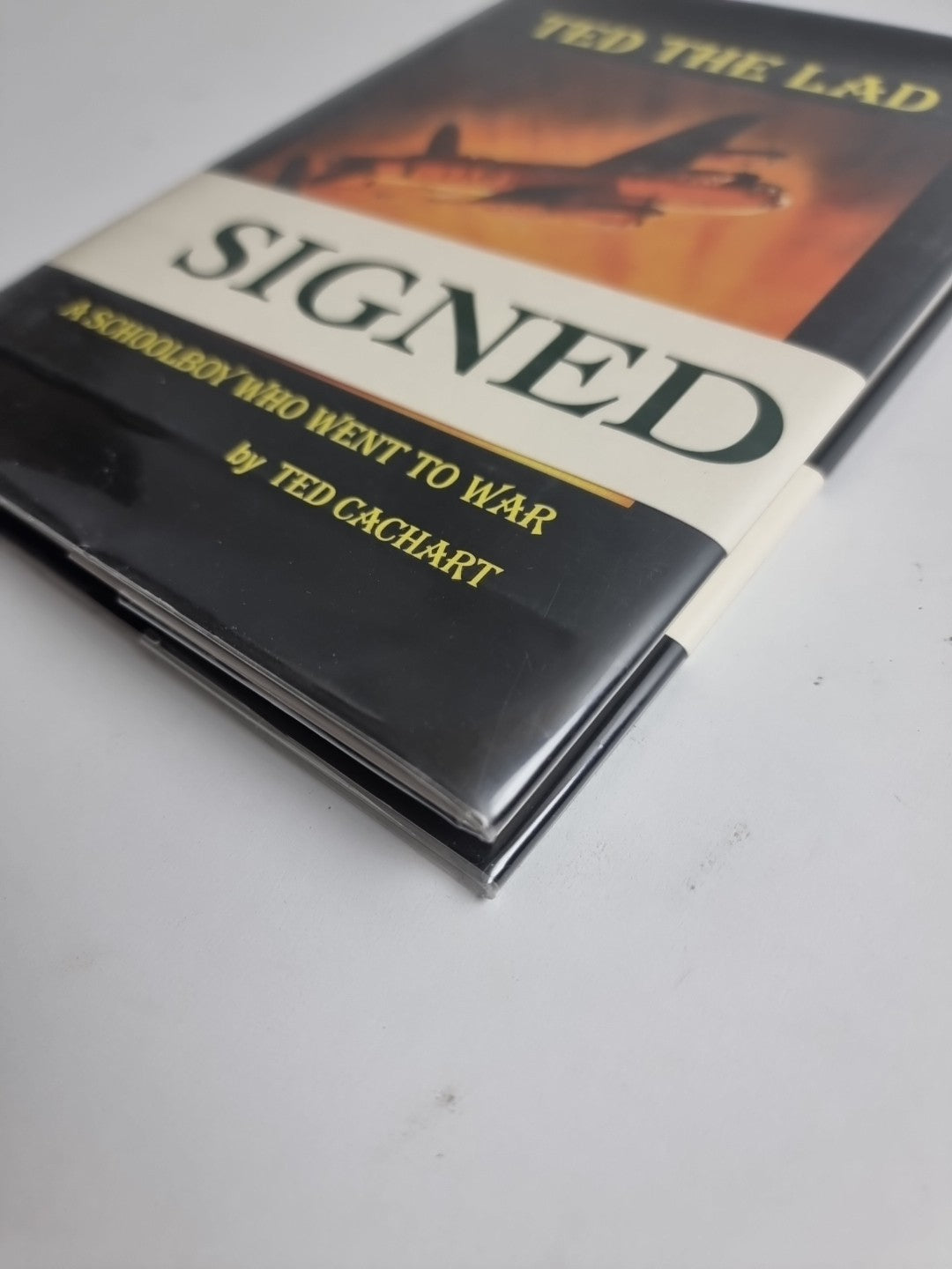 Ted the Lad, A Schoolboy Who Went to War, WW2, 2007 Signed Hardcover