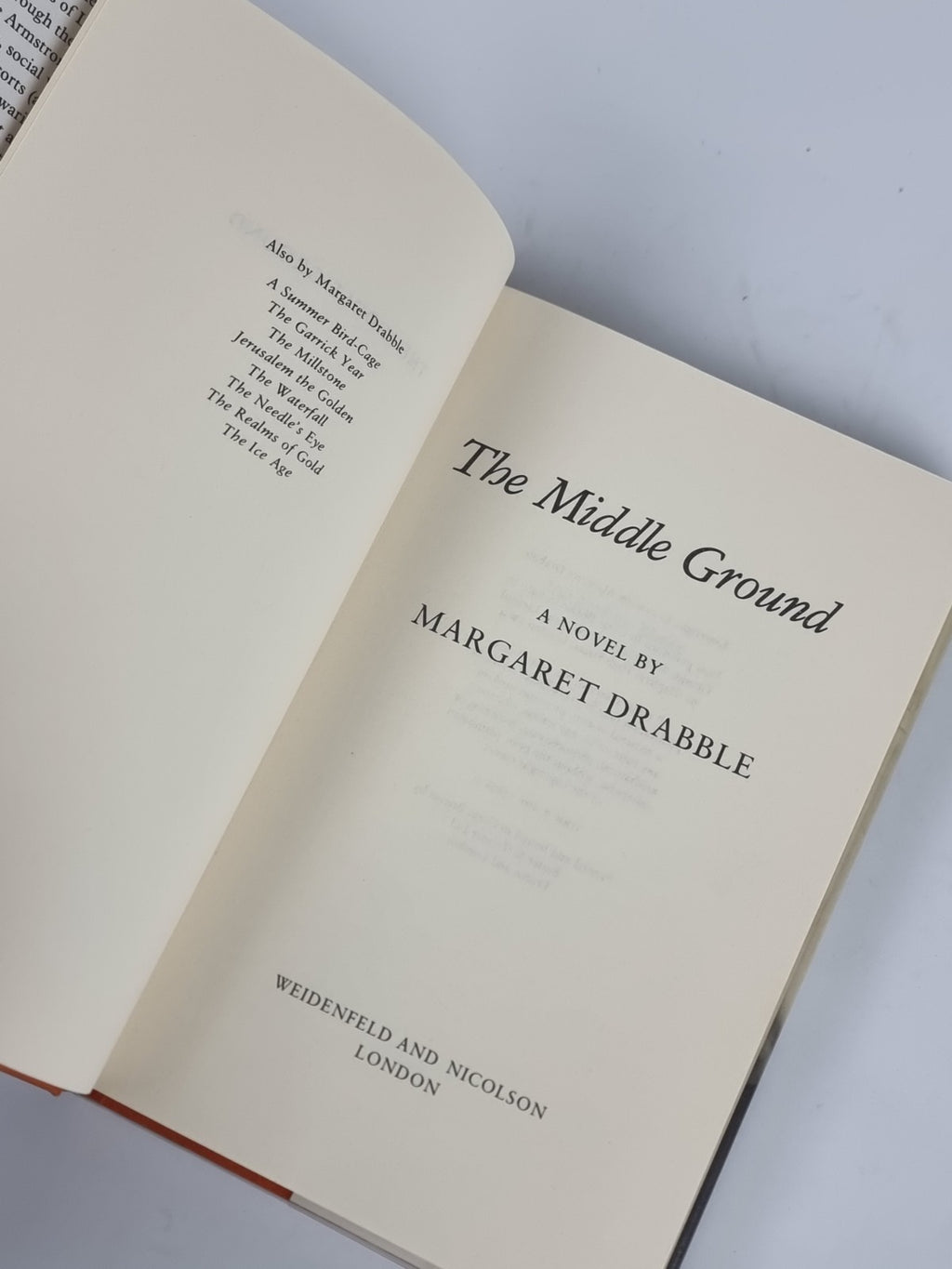 Margaret Drabble - The Middle Ground - 1st/1st (1980 First Edition DJ) As New
