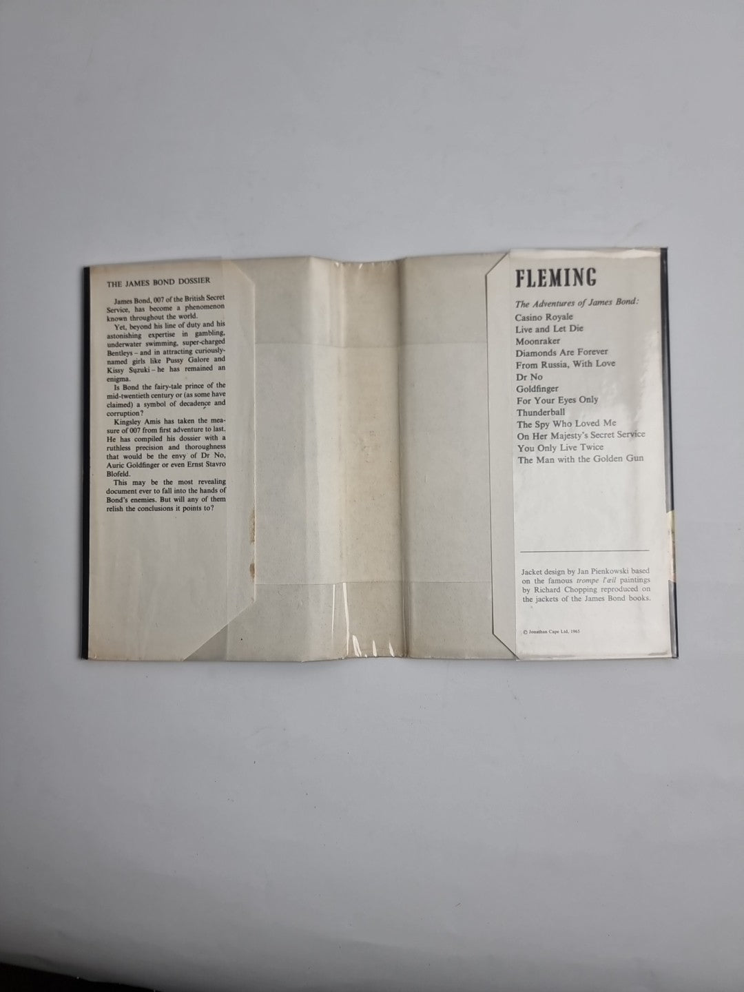 1965 1st Printing The James Bond Dossier Kingsley Amis Jonathan Cape Fleming