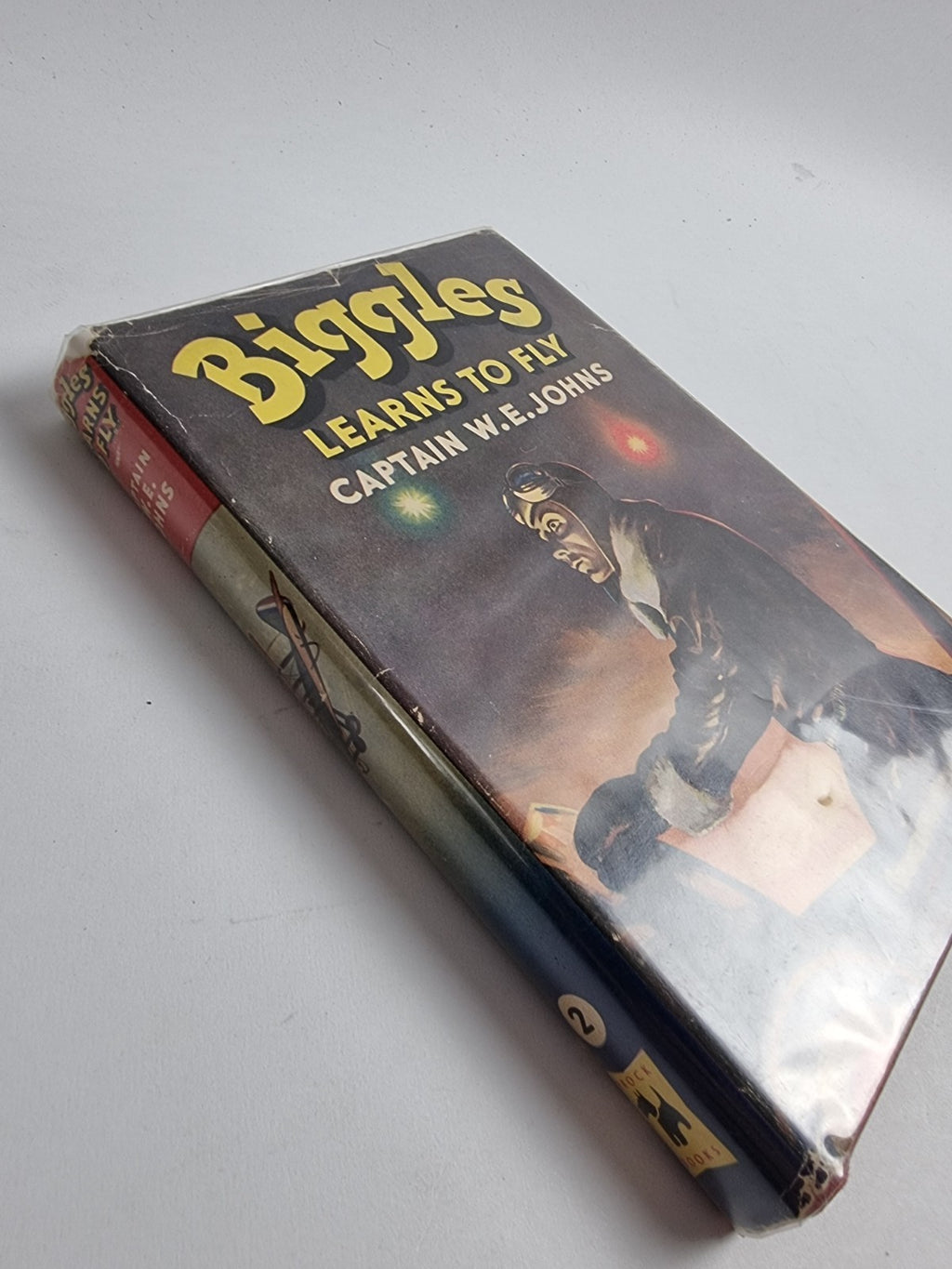Biggles Learns To Fly, Captain W.E. Johns — First Edition, Revised Edition 1955