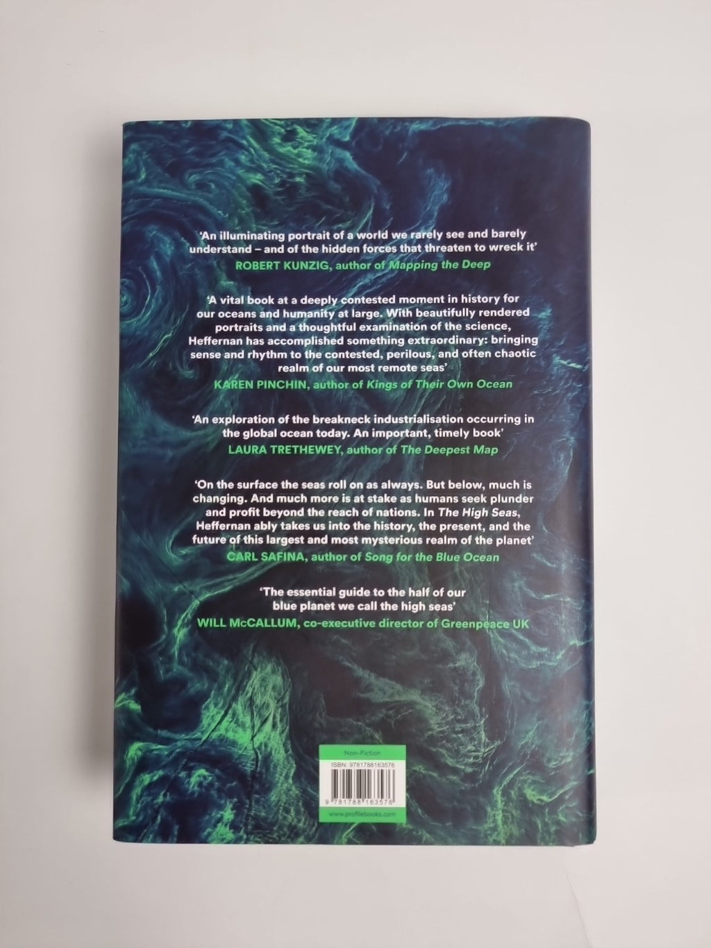 The High Seas: Ambition, Power and Greed on the Unclaimed Ocean by Olive Heffern