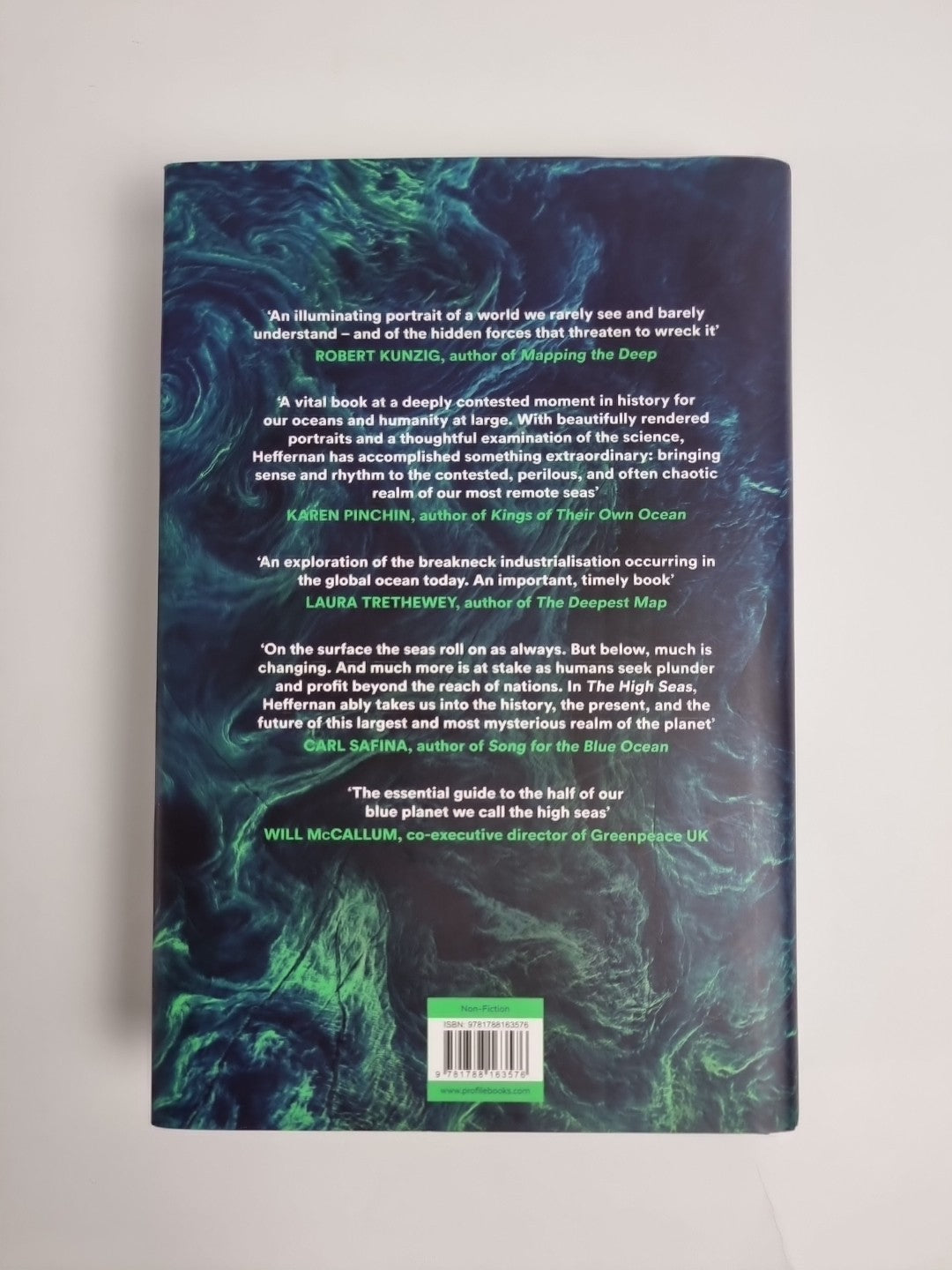 The High Seas: Ambition, Power and Greed on the Unclaimed Ocean by Olive Heffern