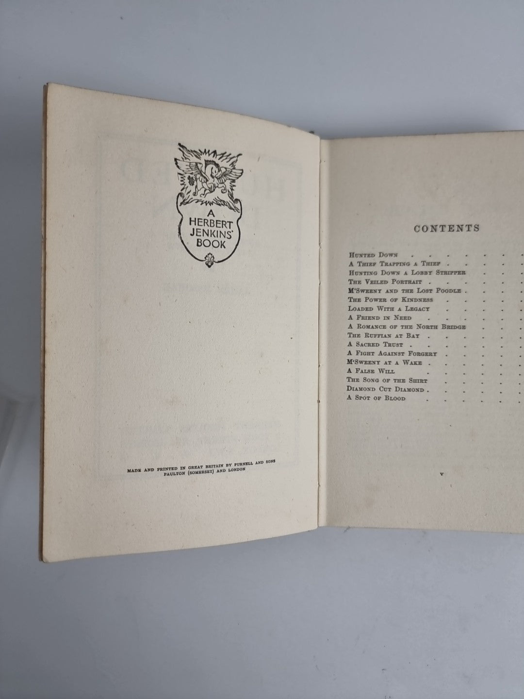 Hunted Down; Recollections Of A City Detective, James M'Govan — First Edition