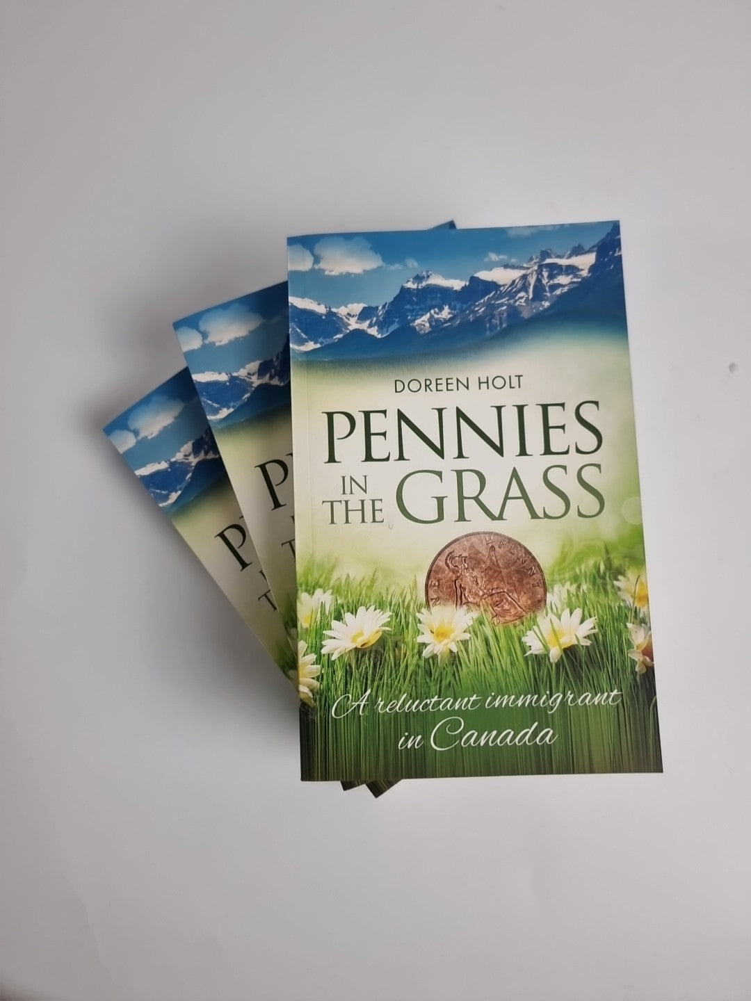 Pennies in the Grass by Doreen Holt Paperback SIGNED 1st Edition NEW