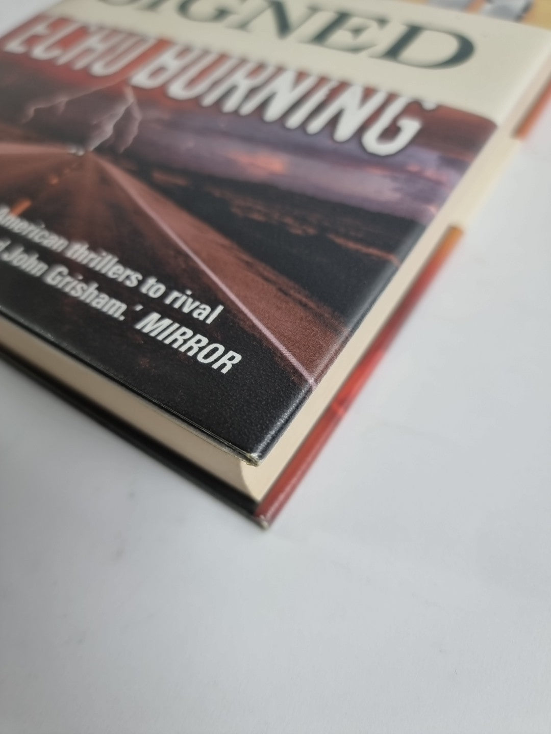 Echo Burning by Lee Child (Hardcover, 2001) 1st Edition Signed New