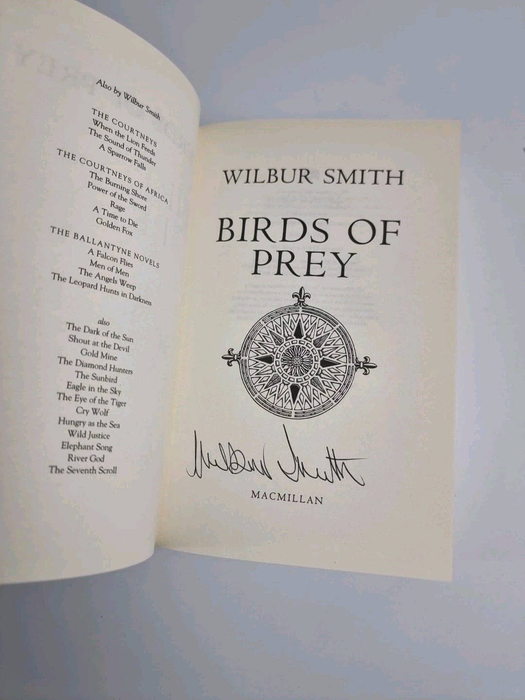 Wilbur Smith Birds of Prey Signed 1st Edition (1997)